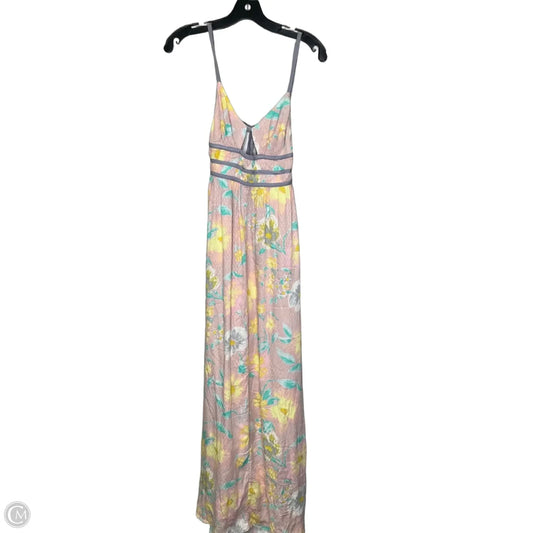 Dress Casual Maxi By Free People In Floral Print, Size: Xs