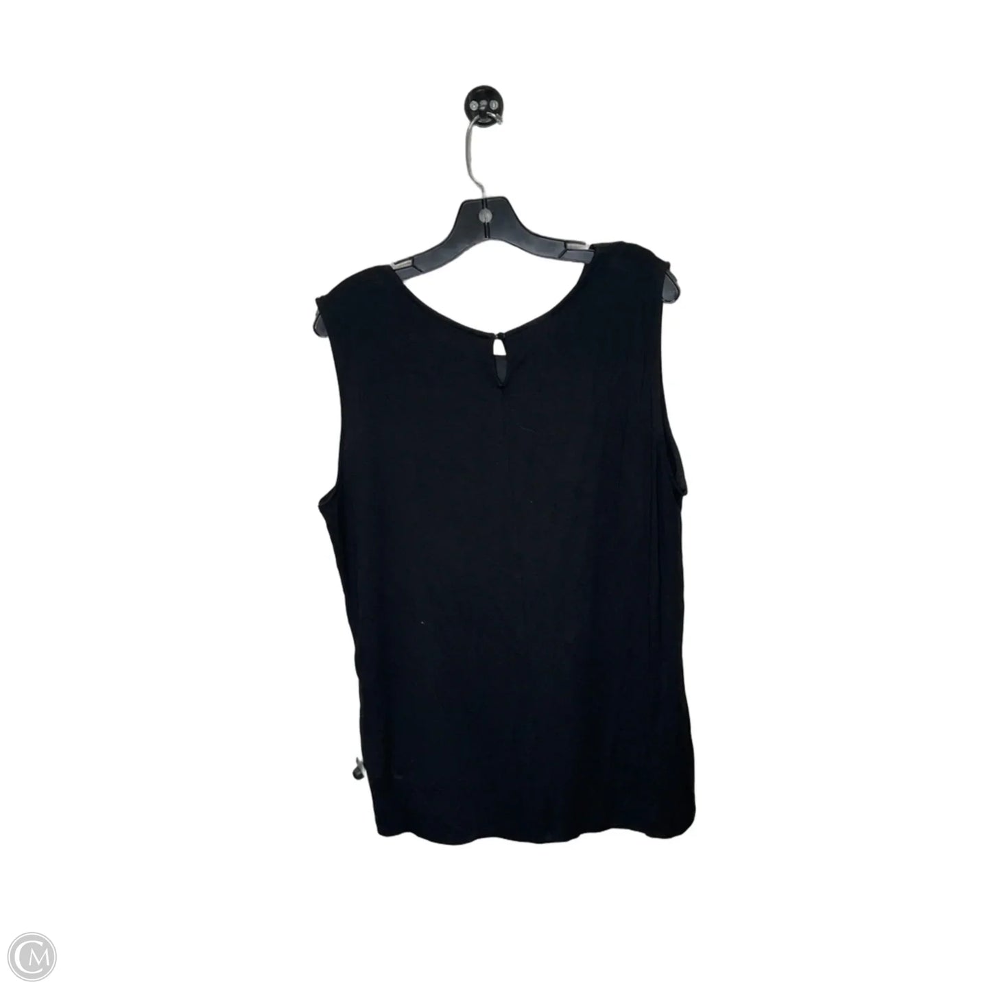 Top Sleeveless By Covington In Black, Size: Xl