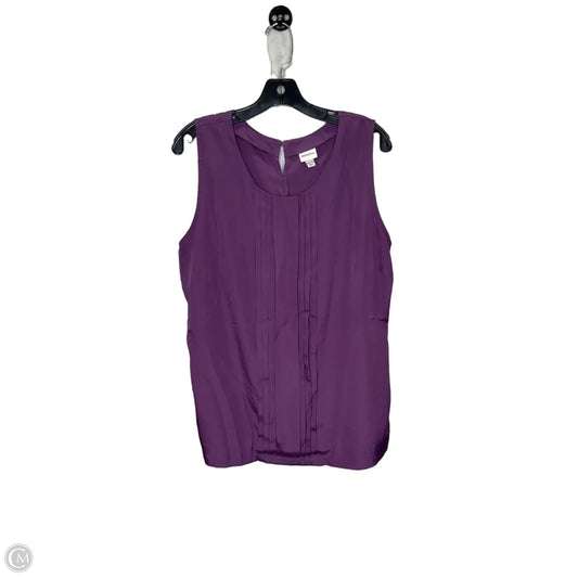 Top Sleeveless By Merona In Purple, Size: Xxl