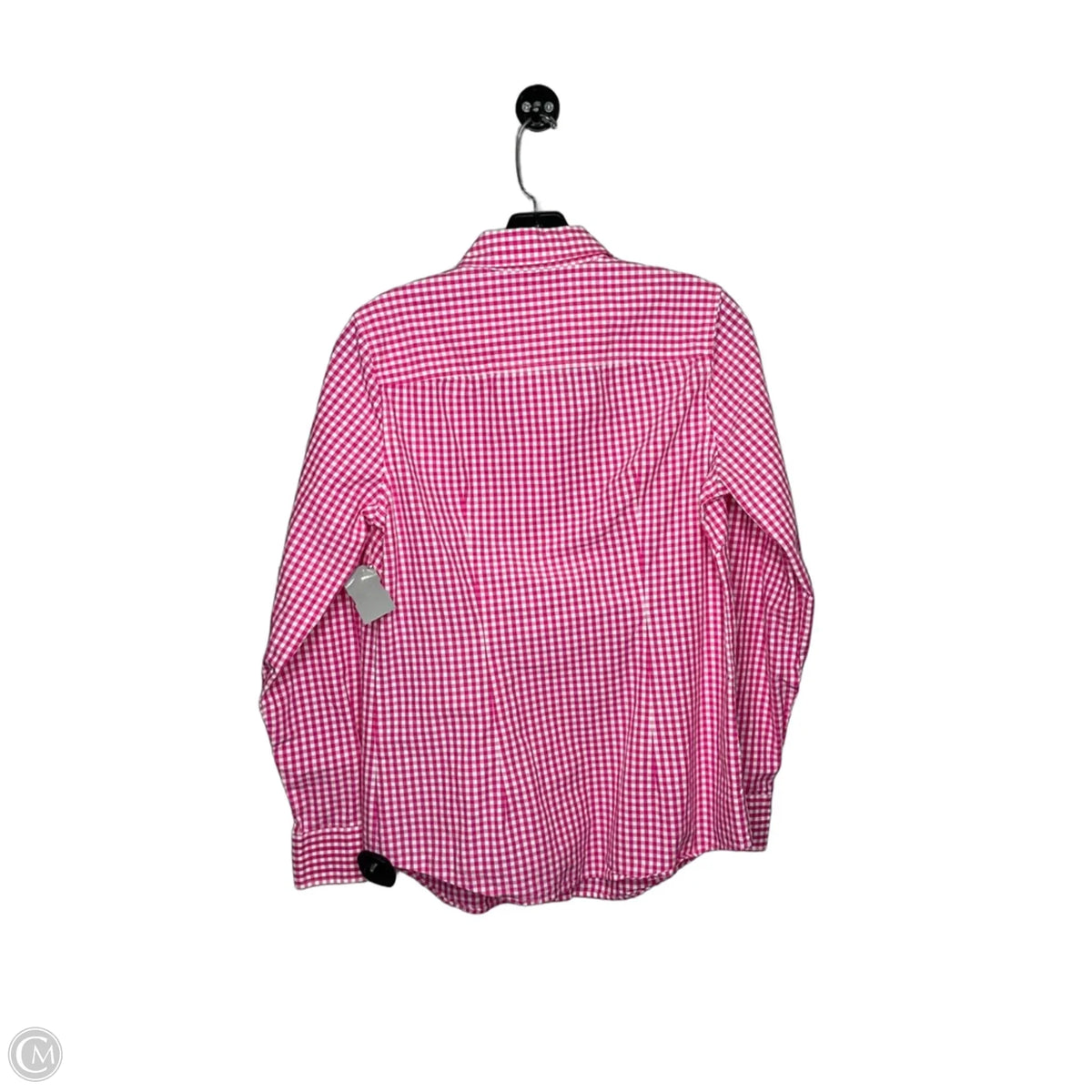 Top Long Sleeve By Vineyard Vines In Plaid Pattern, Size: 4
