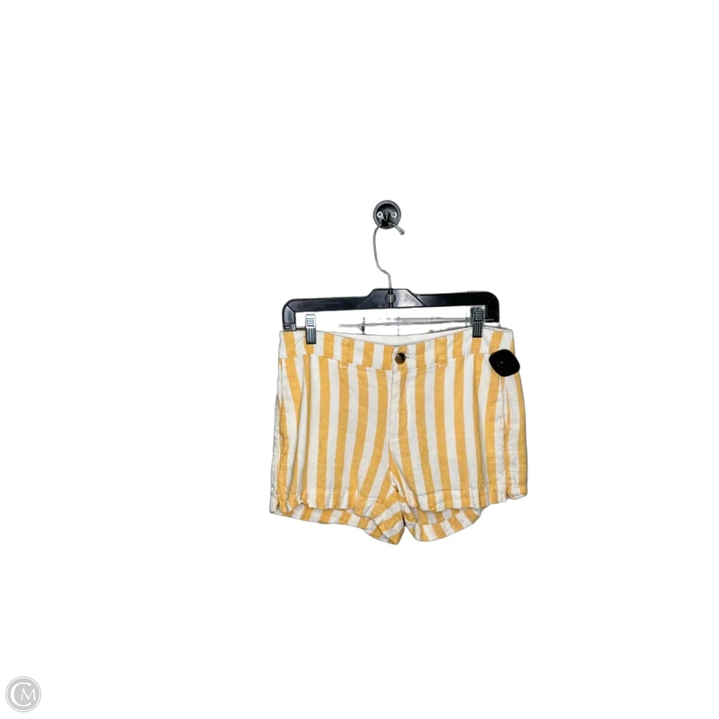 Shorts By Old Navy In White & Yellow, Size: 4