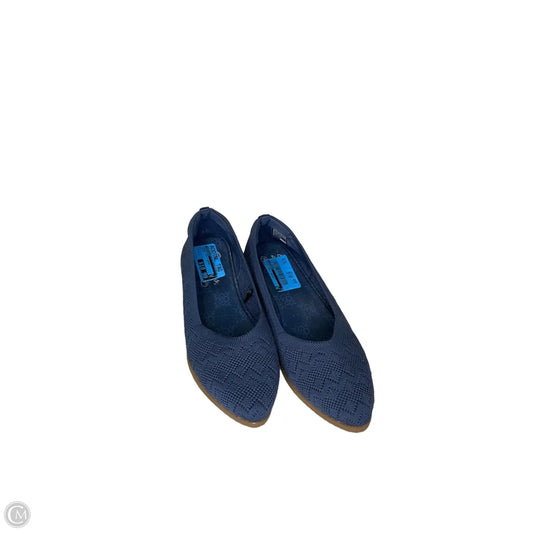 Shoes Heels Wedge By Skechers In Blue, Size: 9.5