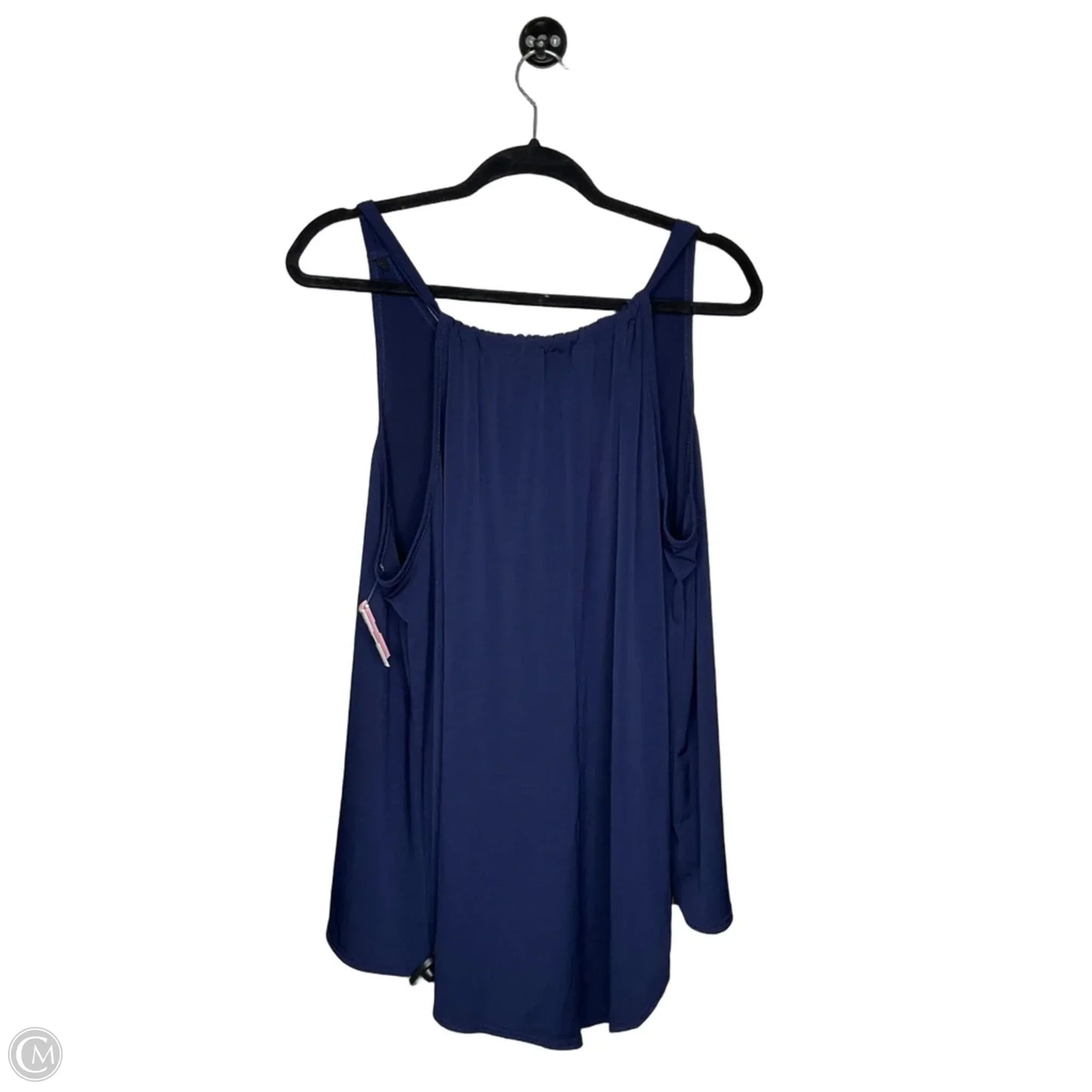 Top Sleeveless By First Love In Navy, Size: 2x