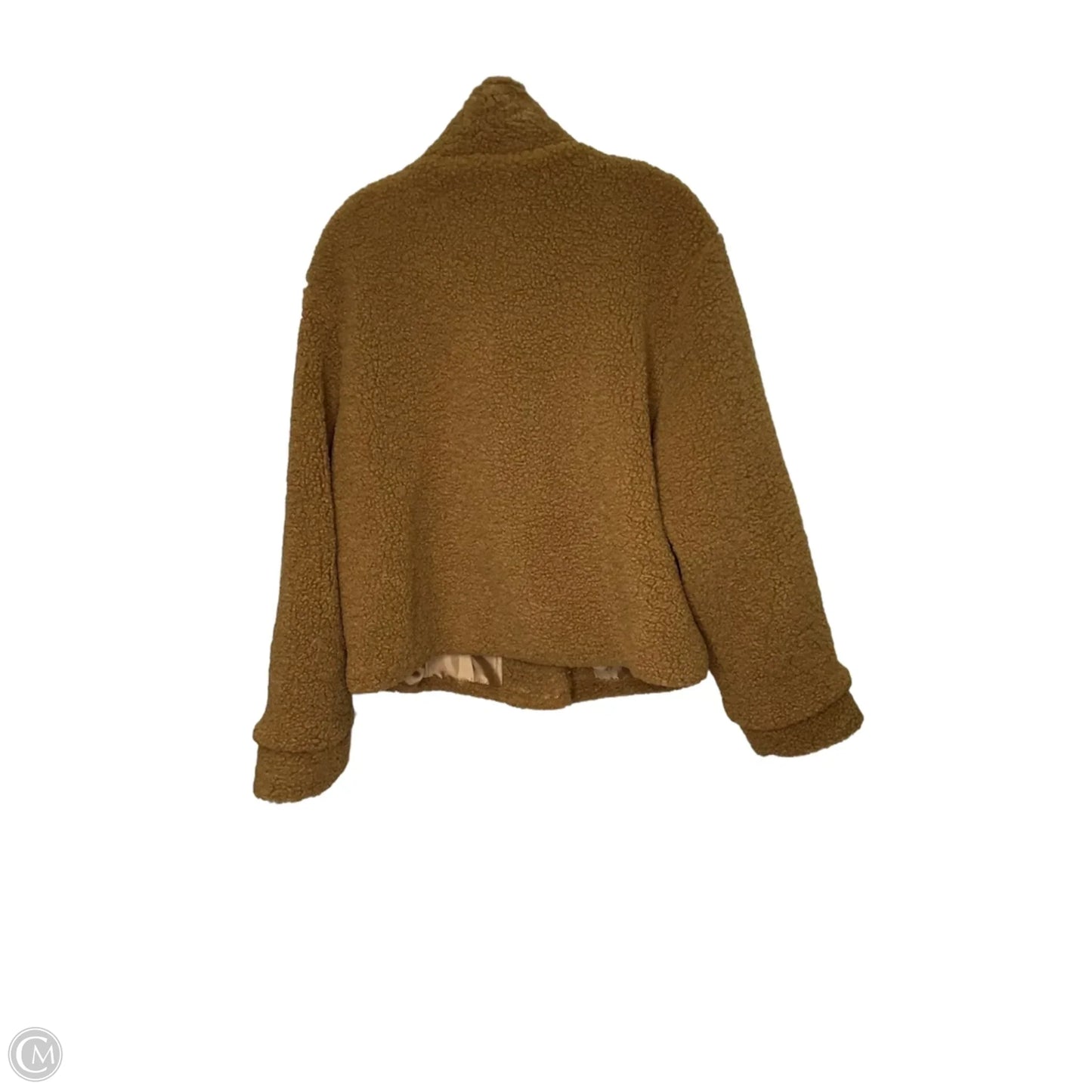 Jacket Faux Fur & Sherpa By Arula In Brown, Size: L