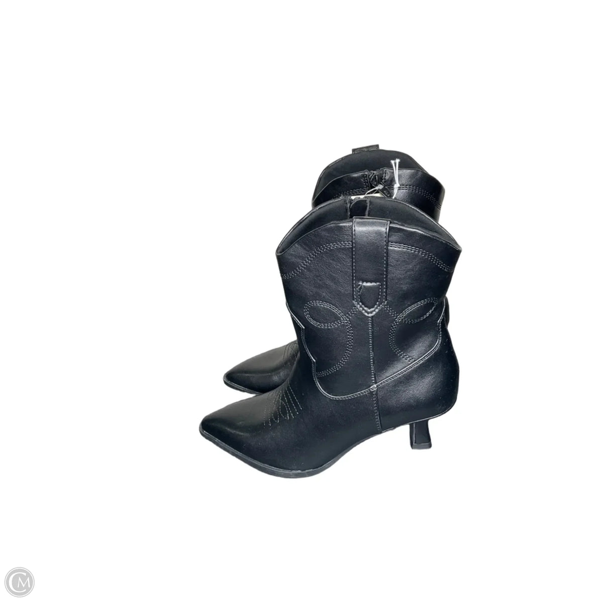 Boots Ankle Heels By Universal Thread In Black, Size: 6