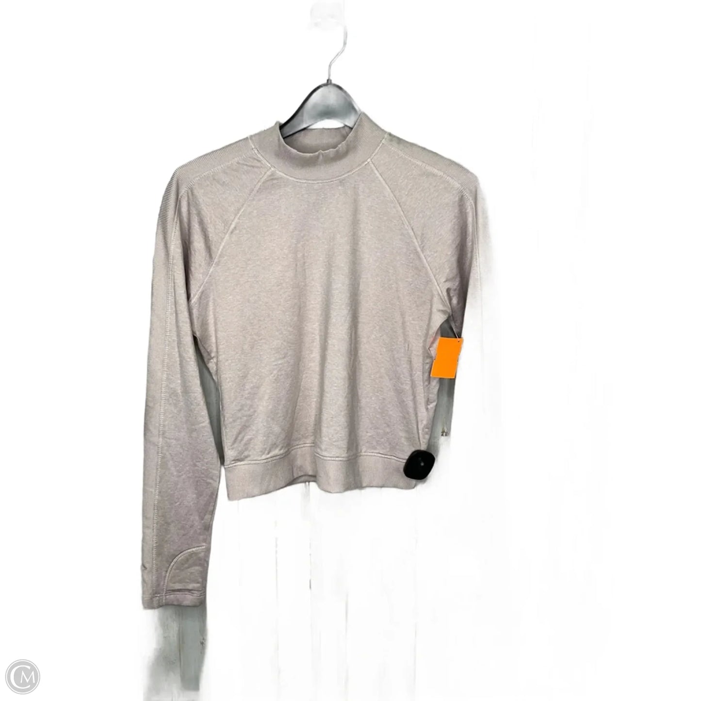 Top Long Sleeve By Old Navy In Beige, Size: M