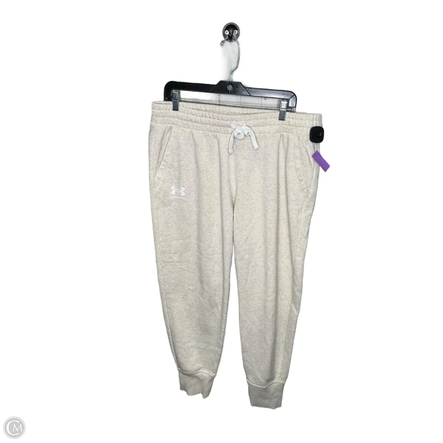 Athletic Pants By Under Armour In Tan, Size: Xl