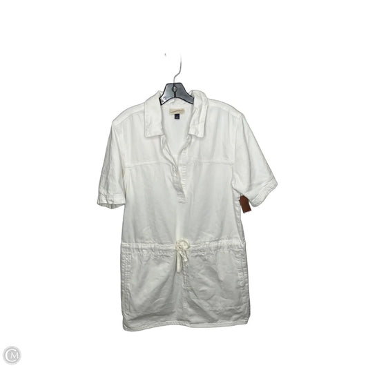 Dress Casual Short By Universal Thread In White Denim, Size: M