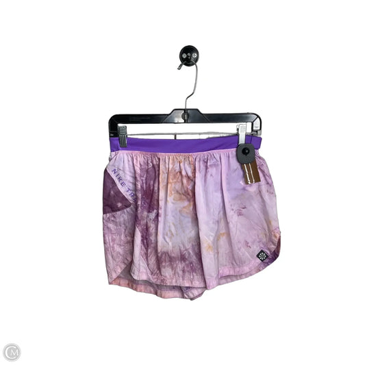 Athletic Shorts By Nike In Purple, Size: S