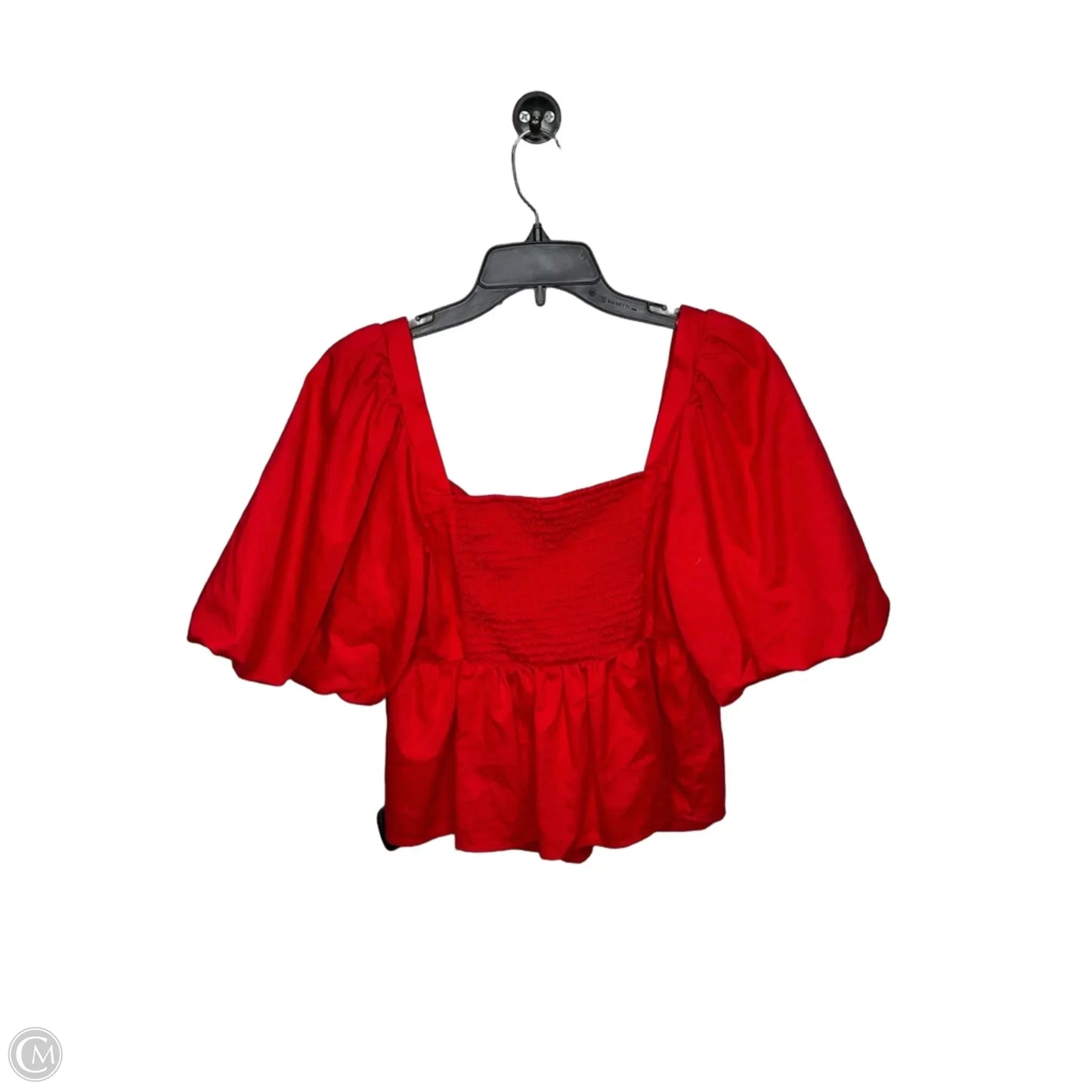 Top Short Sleeve By Old Navy In Red, Size: M