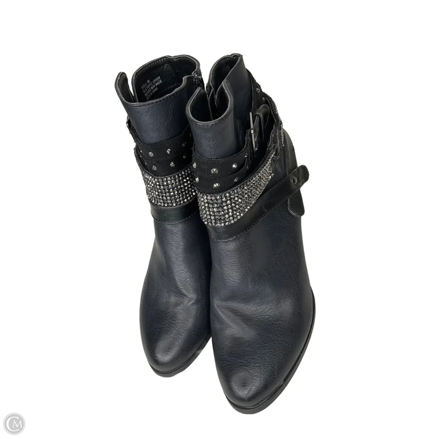 Boots Ankle Heels By Yellow Box In Black, Size: 9