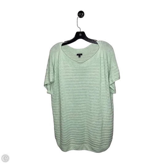 Top Short Sleeve By Talbots In Green, Size: Xl