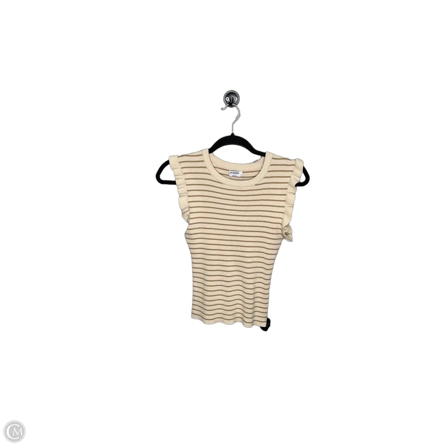 Top Short Sleeve By Clothes Mentor In Striped Pattern, Size: L