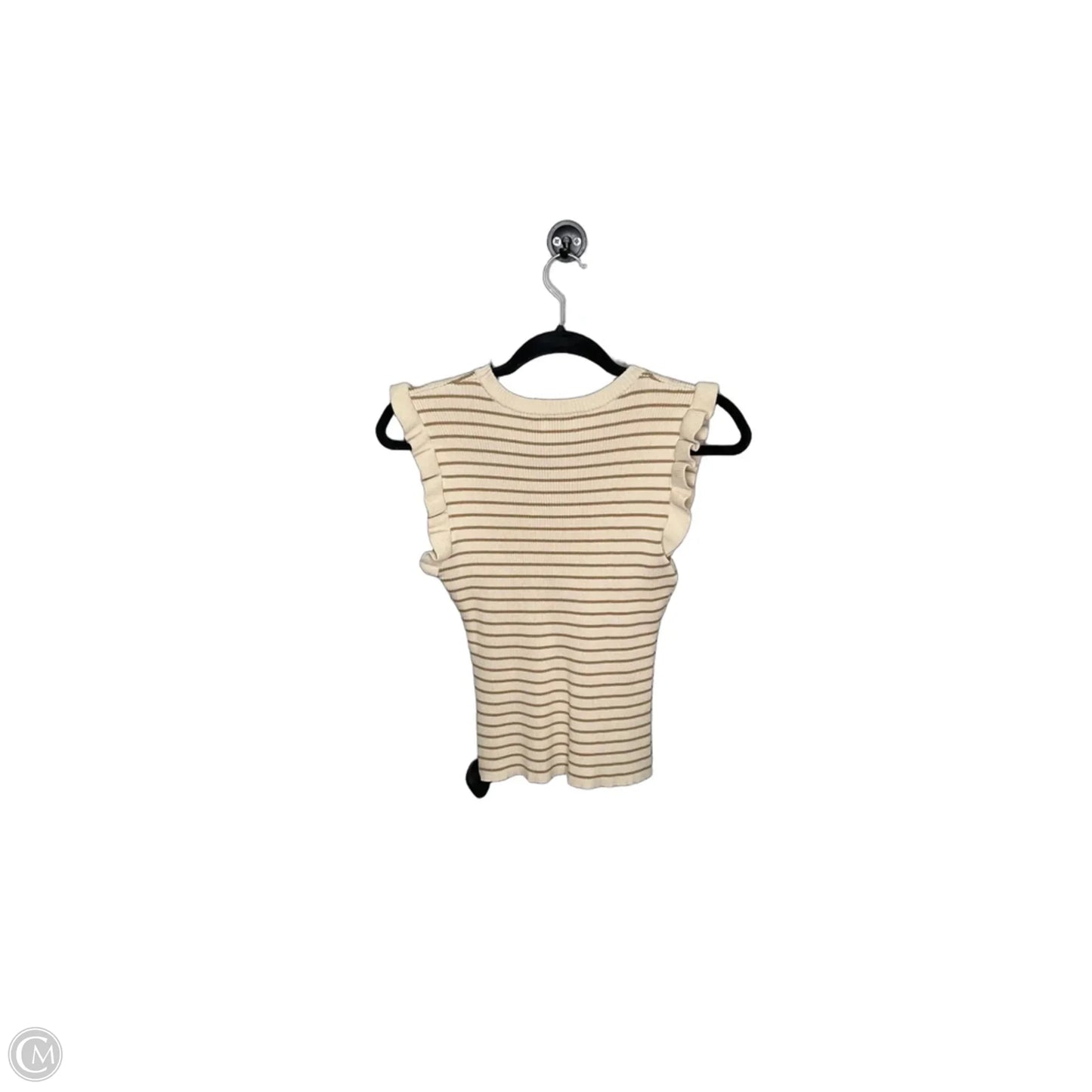 Top Short Sleeve By Clothes Mentor In Striped Pattern, Size: L
