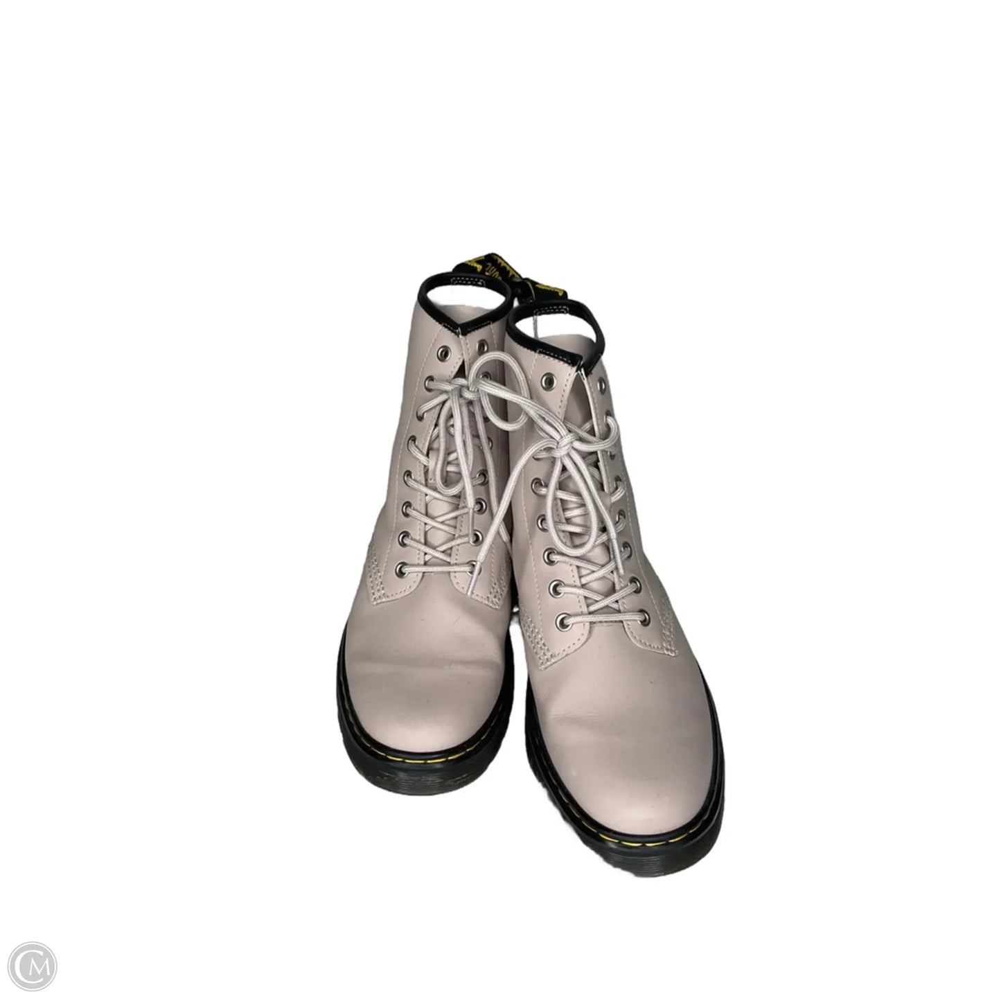 Boots Combat By Dr Martens In Cream, Size: 10