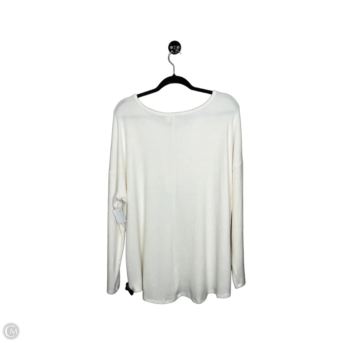 Sweater By Cato In White, Size: Xl