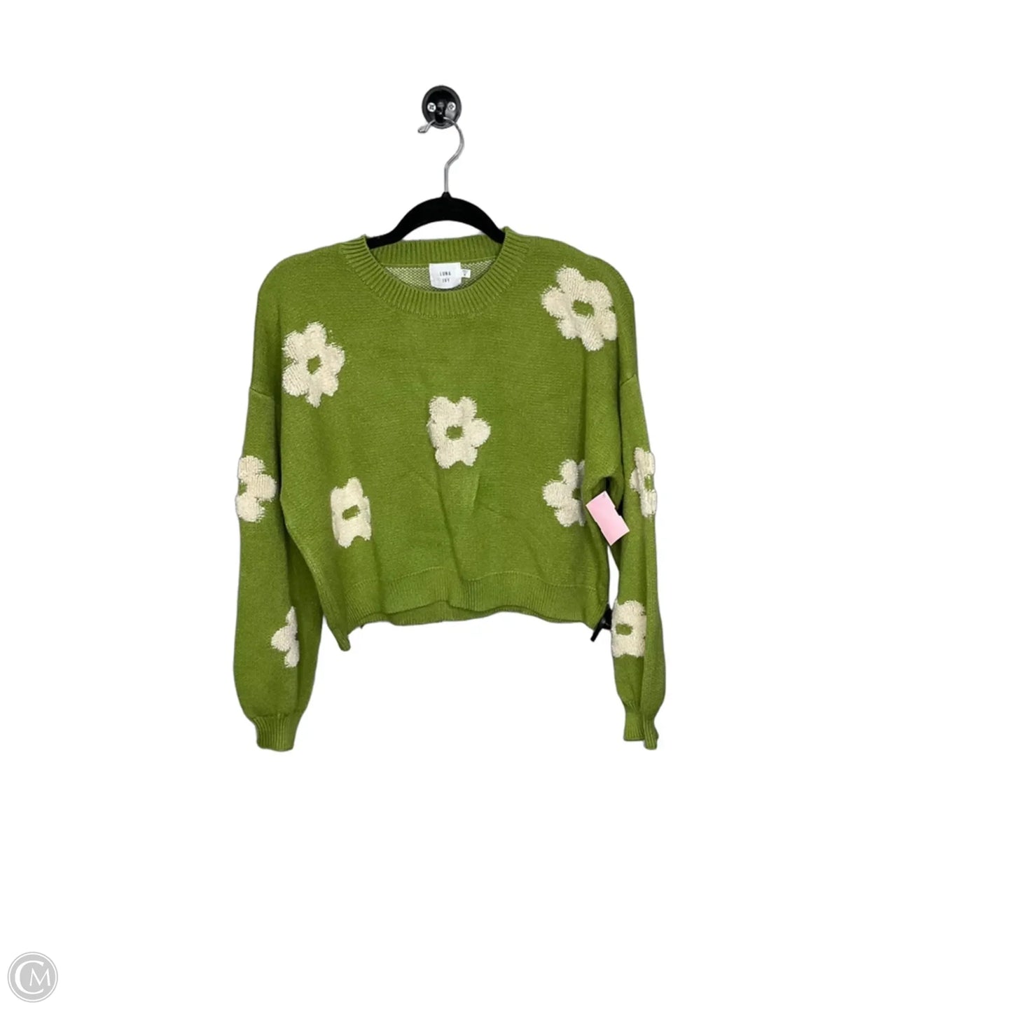 Sweater By Luna Ivy In Green, Size: M