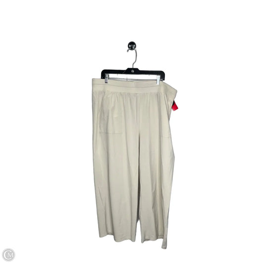 Athletic Pants By Talbots In Tan, Size: 2x