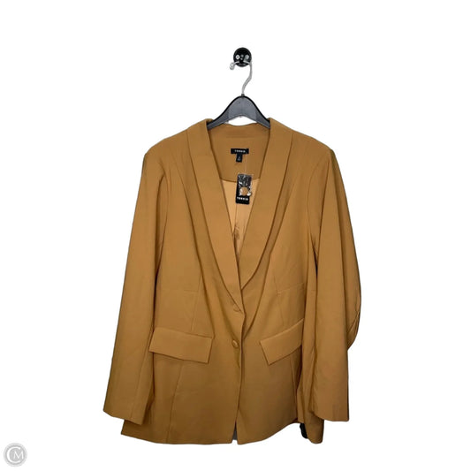 Blazer By Torrid In Brown, Size: 4x