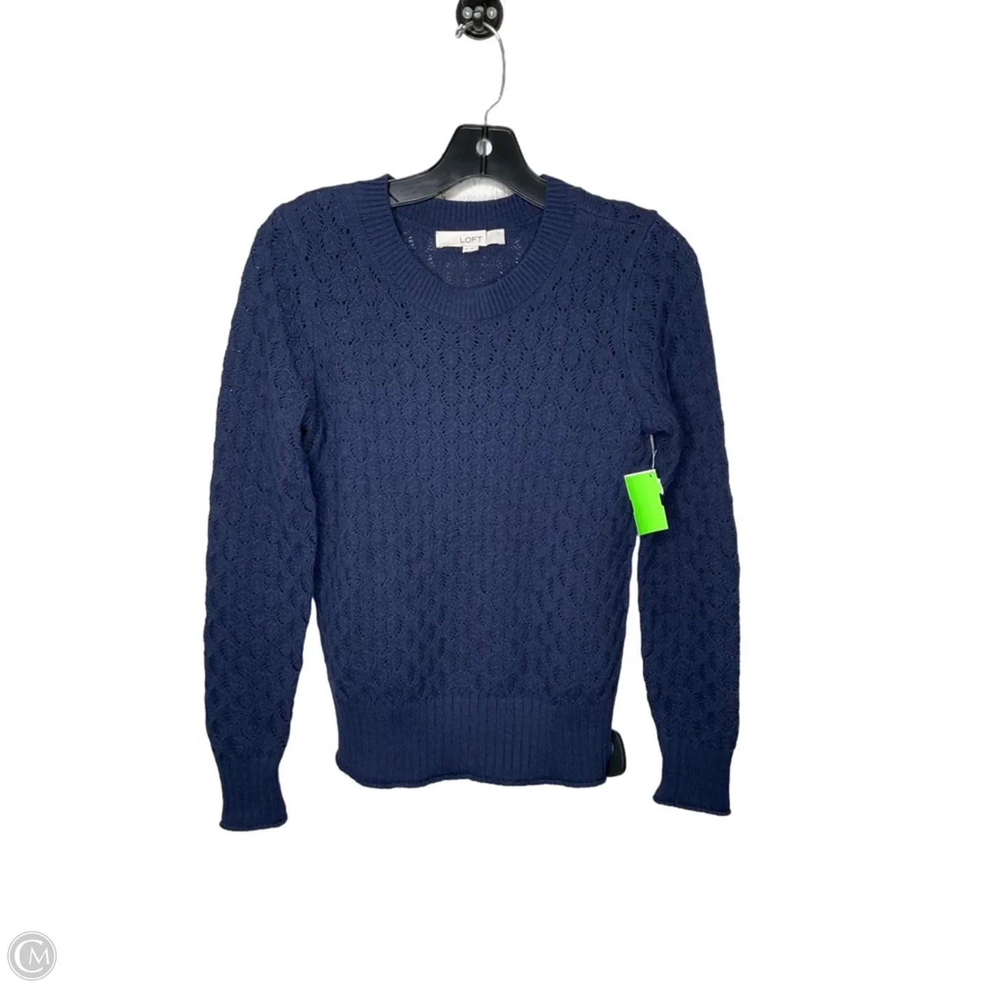 Top Long Sleeve By Loft In Navy, Size: Xs