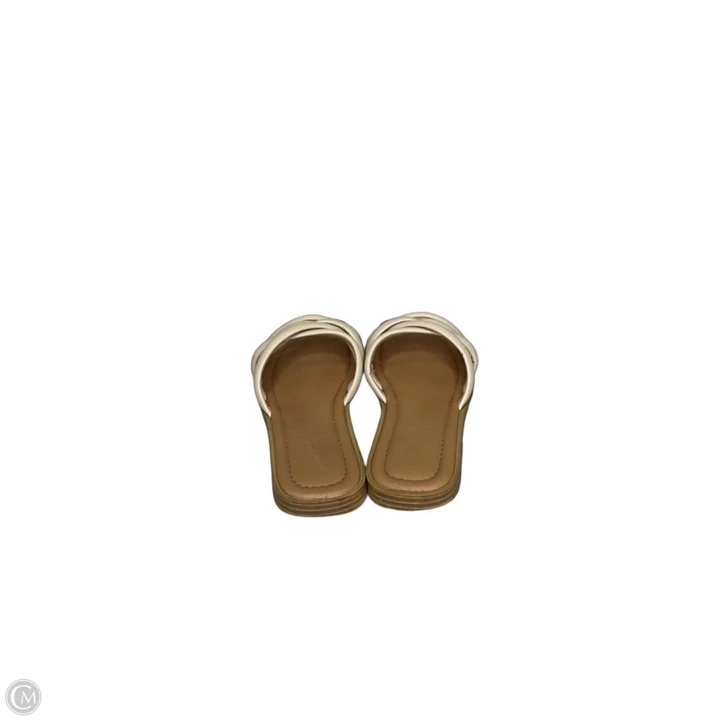 Sandals Flats By Universal Thread In Cream, Size: 7.5