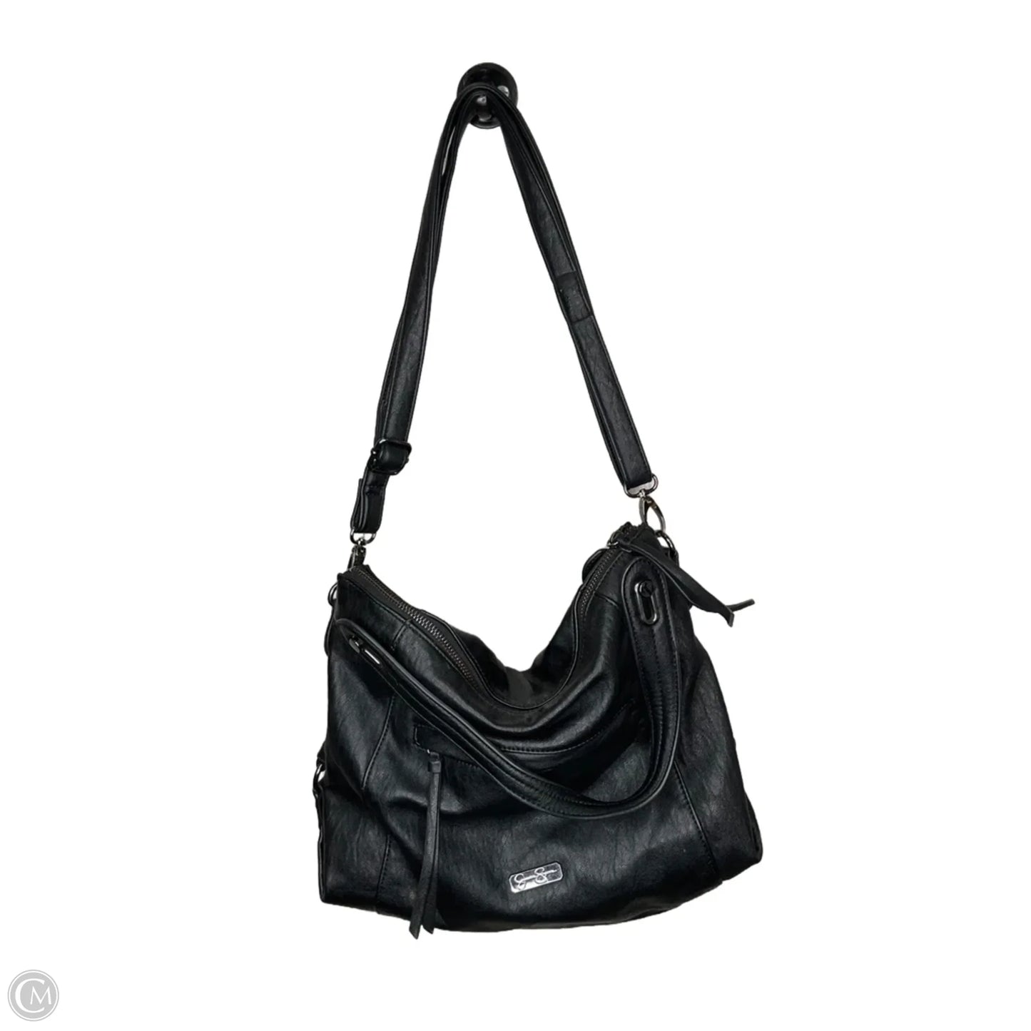 Handbag Leather By Jessica Simpson, Size: Medium