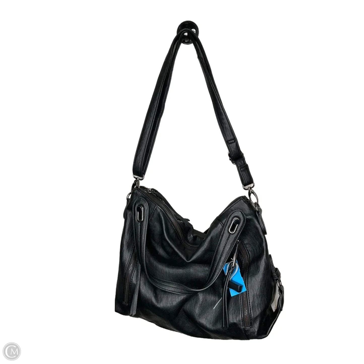 Handbag Leather By Jessica Simpson, Size: Medium