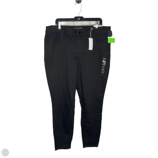 Jeans Straight By Maurices In Black, Size: 20