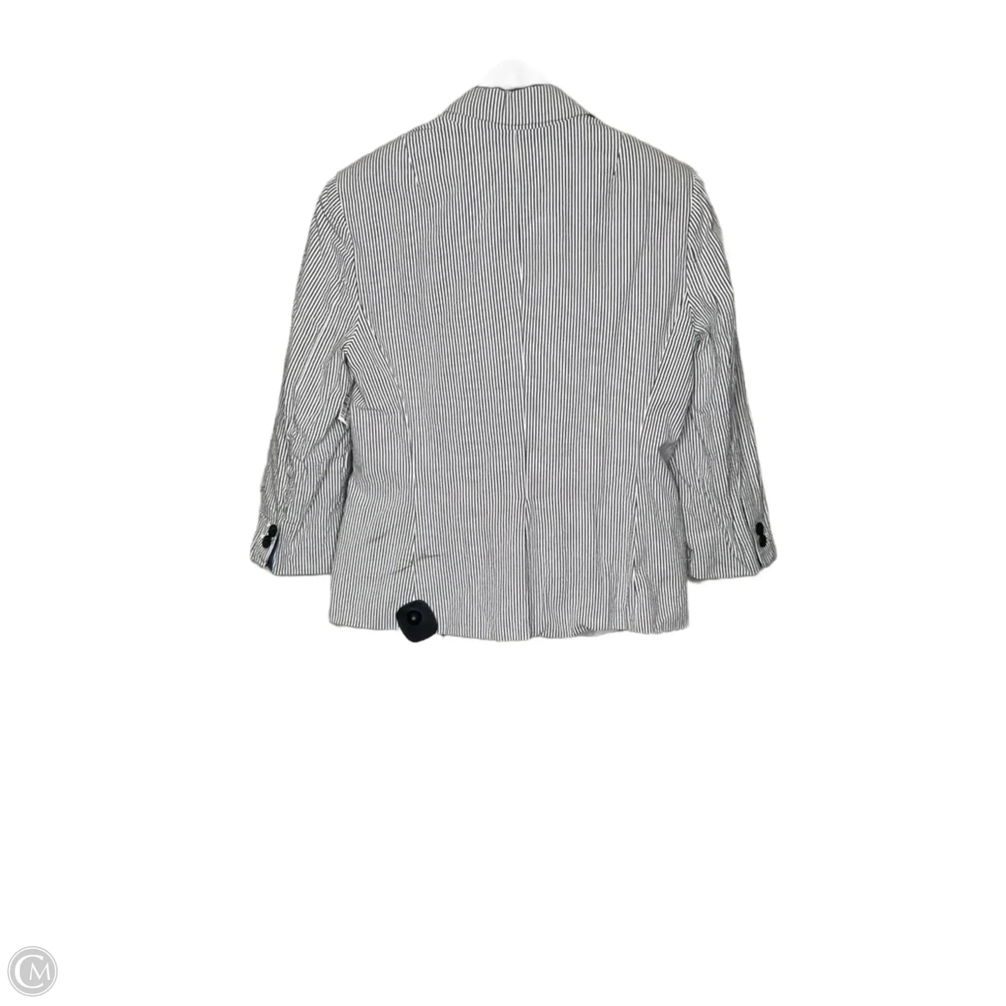 Blouse 3/4 Sleeve By Banana Republic In Striped Pattern, Size: 6