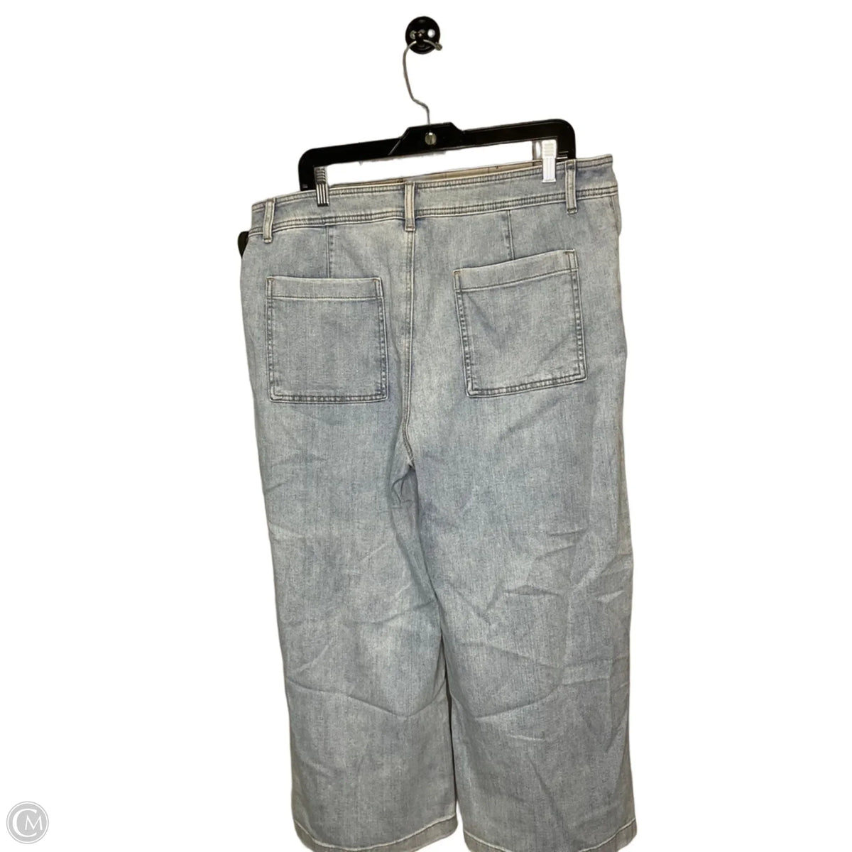 Jeans Wide Leg By Chicos In Blue, Size: 16
