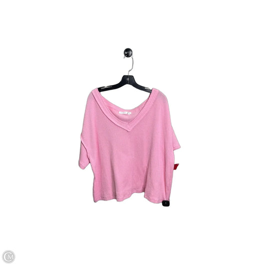 Top Short Sleeve By Altard State In Pink, Size: Xxl