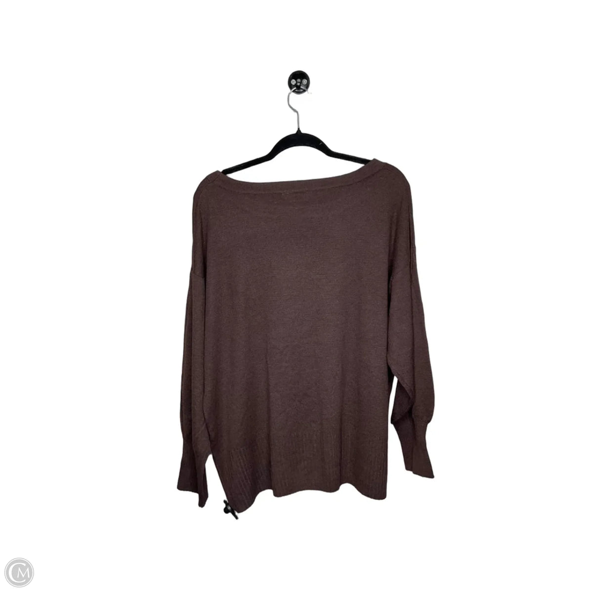 Sweater By Terra & Sky In Brown, Size: 2x