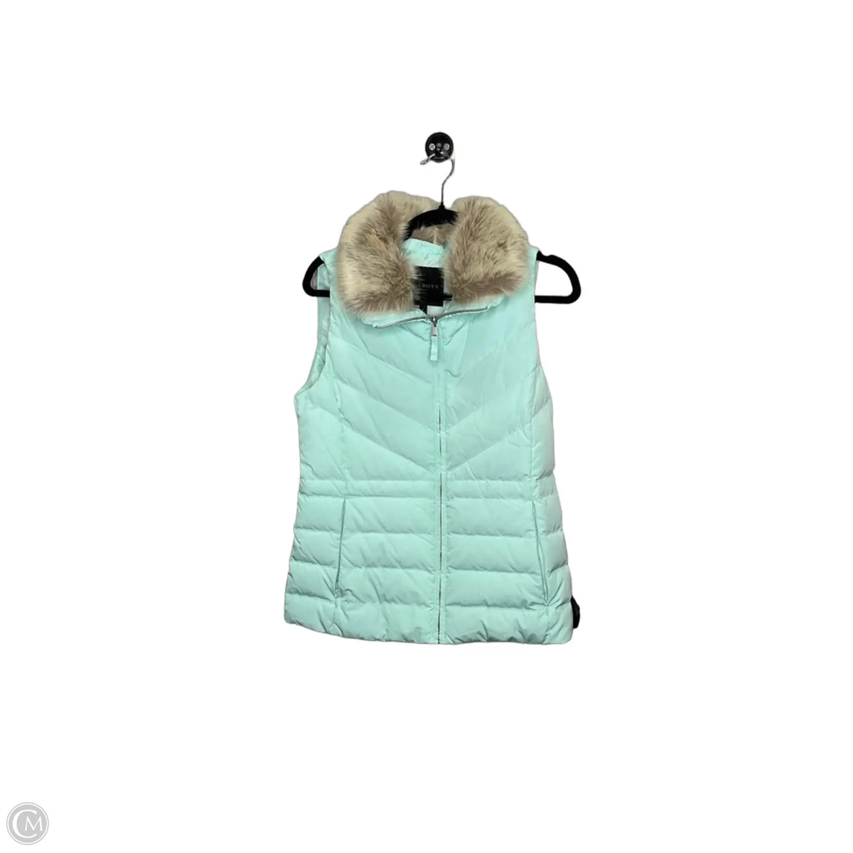 Vest Puffer & Quilted By Talbots In Aqua, Size: S
