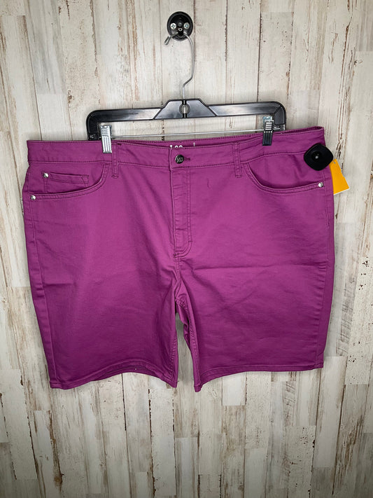 Purple Shorts Lee, Size 22