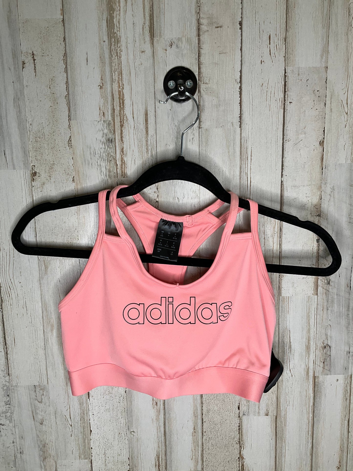 Pink Athletic Bra Adidas, Size S