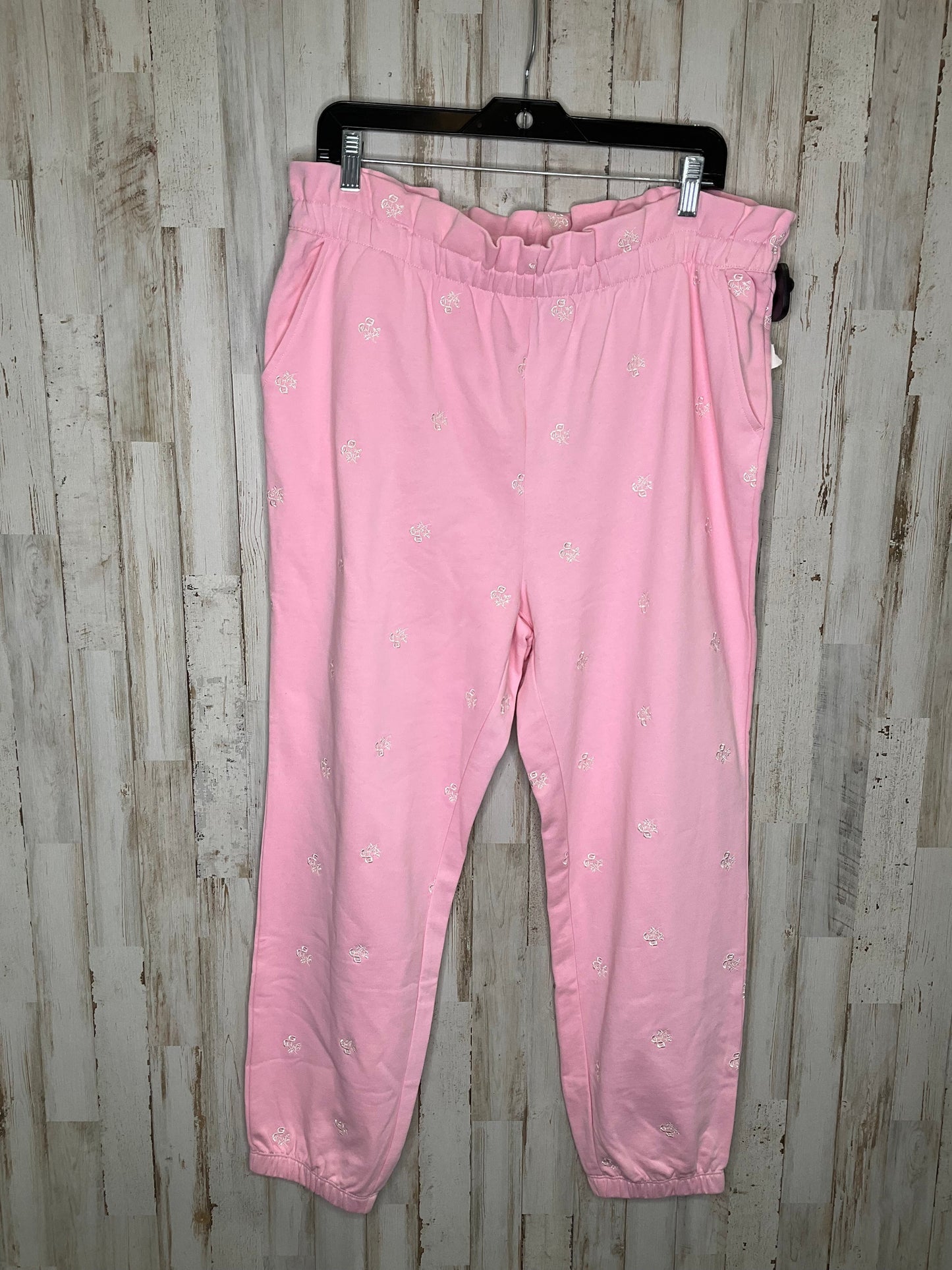 Pink Athletic Pants Draper James, Size Xl