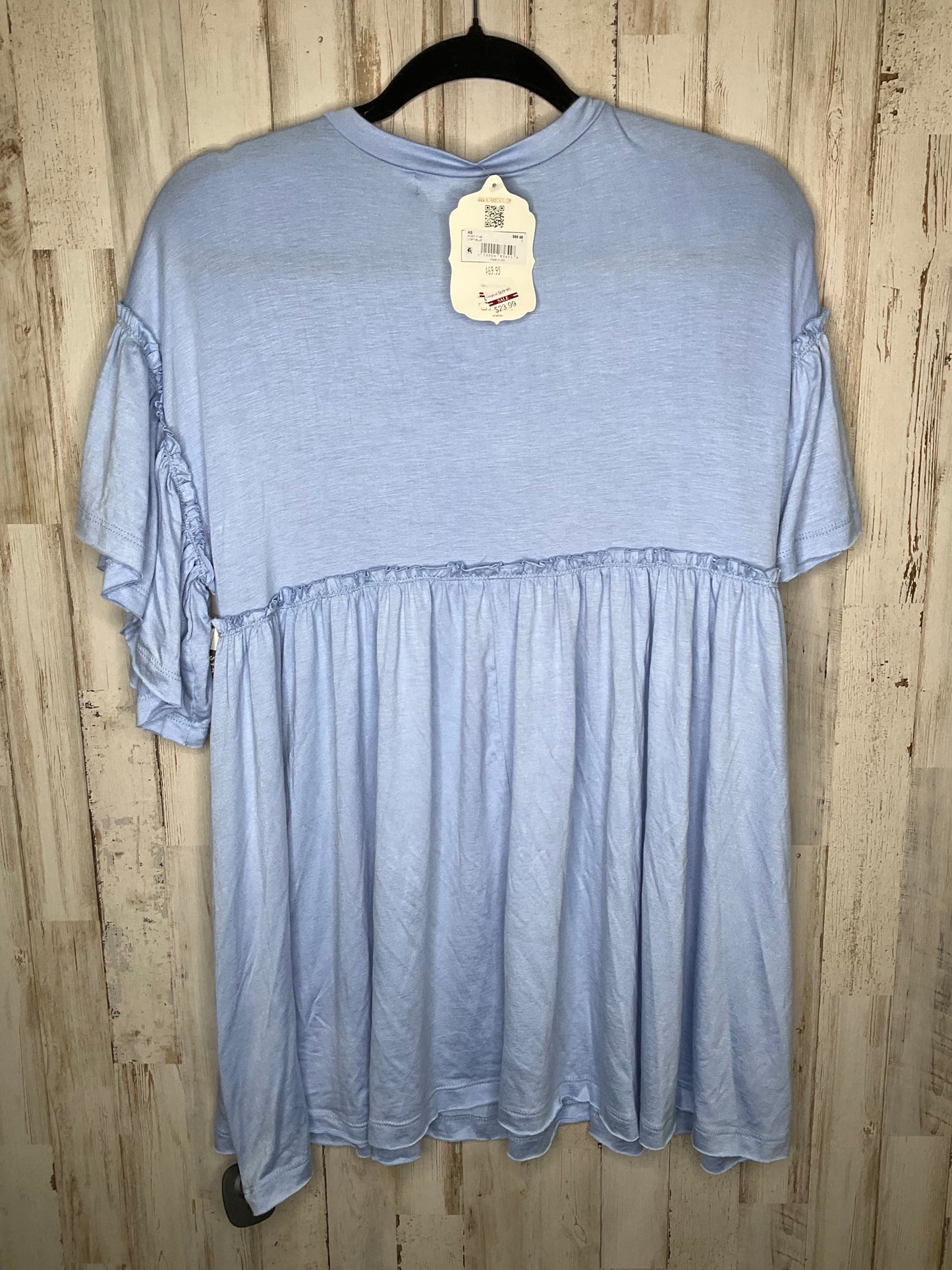 Blue Tunic Short Sleeve Altard State, Size S