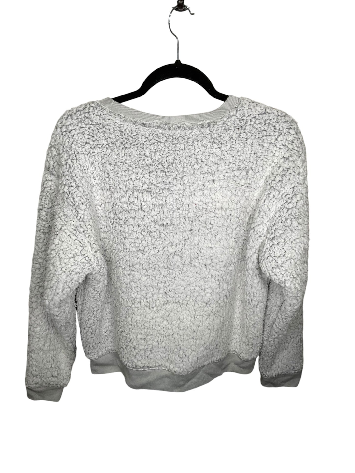 Sweatshirt Crewneck By Pink In Grey, Size: L