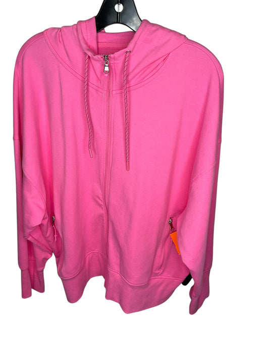 Athletic Jacket By Old Navy In Pink, Size: 1x