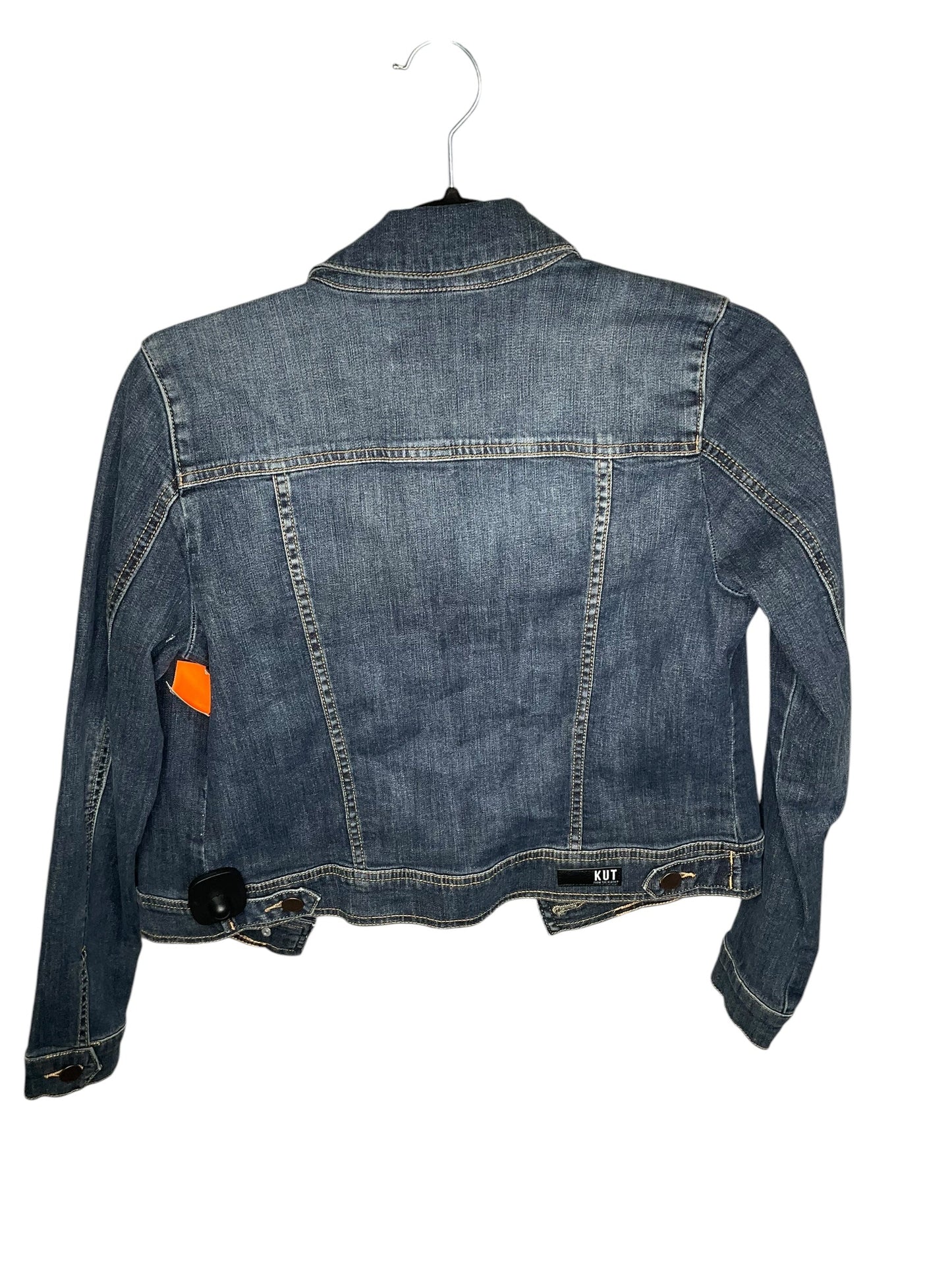 Jacket Denim By Kut In Blue Denim, Size: Xsp