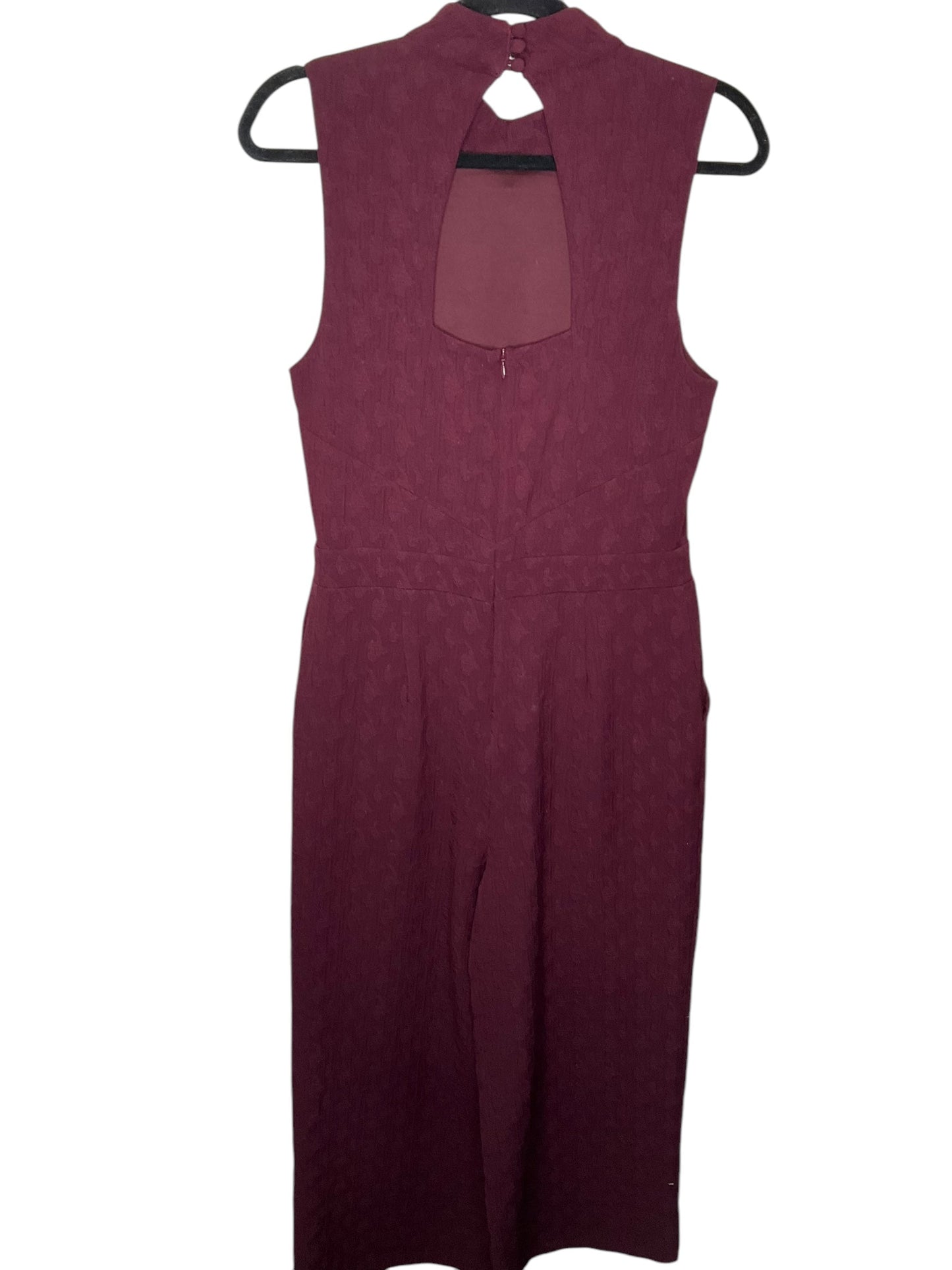 Jumpsuit By Eva Franco In Maroon, Size: M