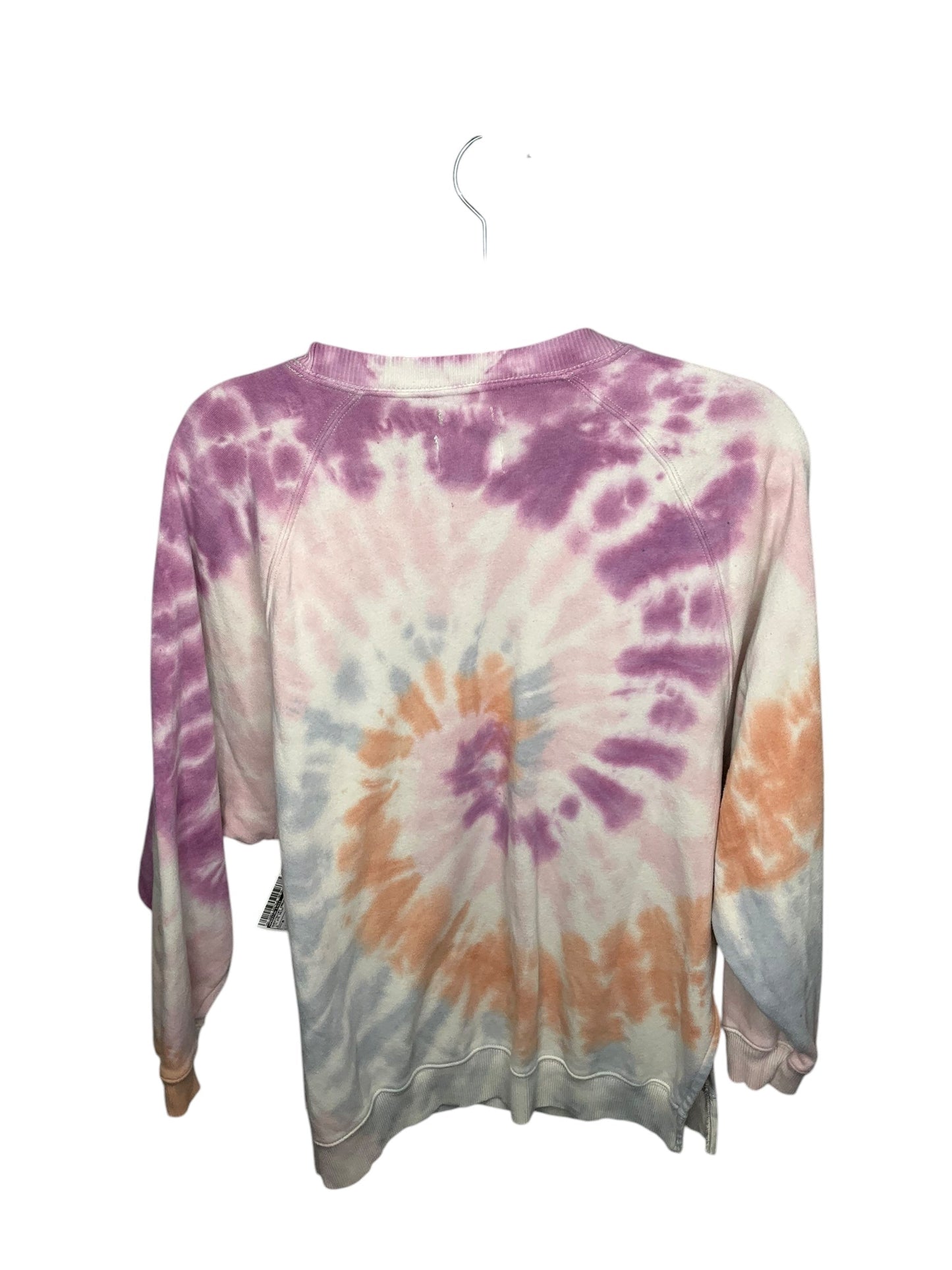 Sweatshirt Crewneck By American Eagle In Tie Dye Print, Size: M