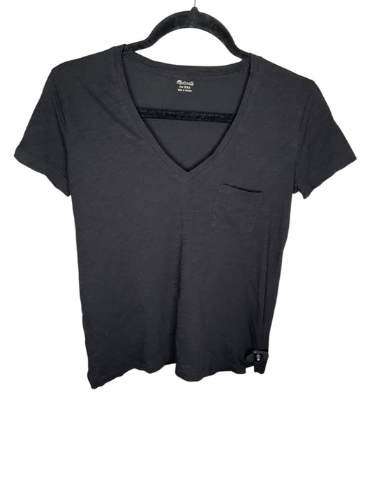 Top Short Sleeve By Madewell In Black, Size: Xxs