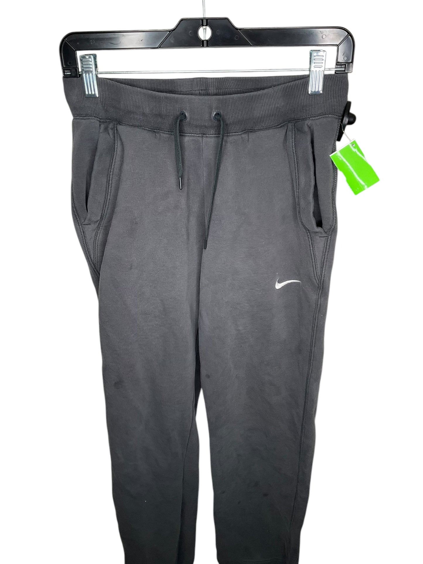 Athletic Pants By Nike In Grey, Size: S