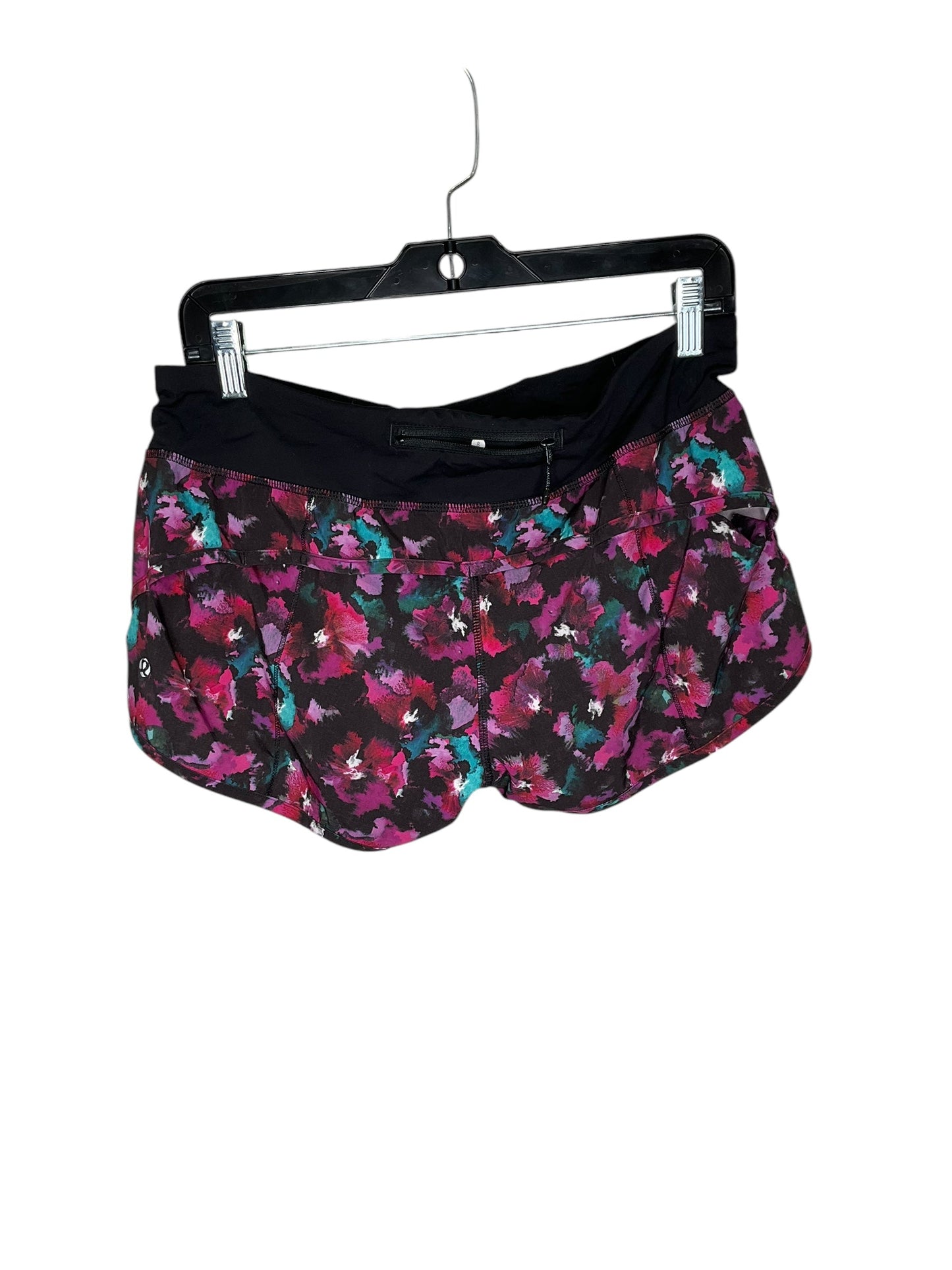 Athletic Shorts By Lululemon In Multi-colored, Size: 8