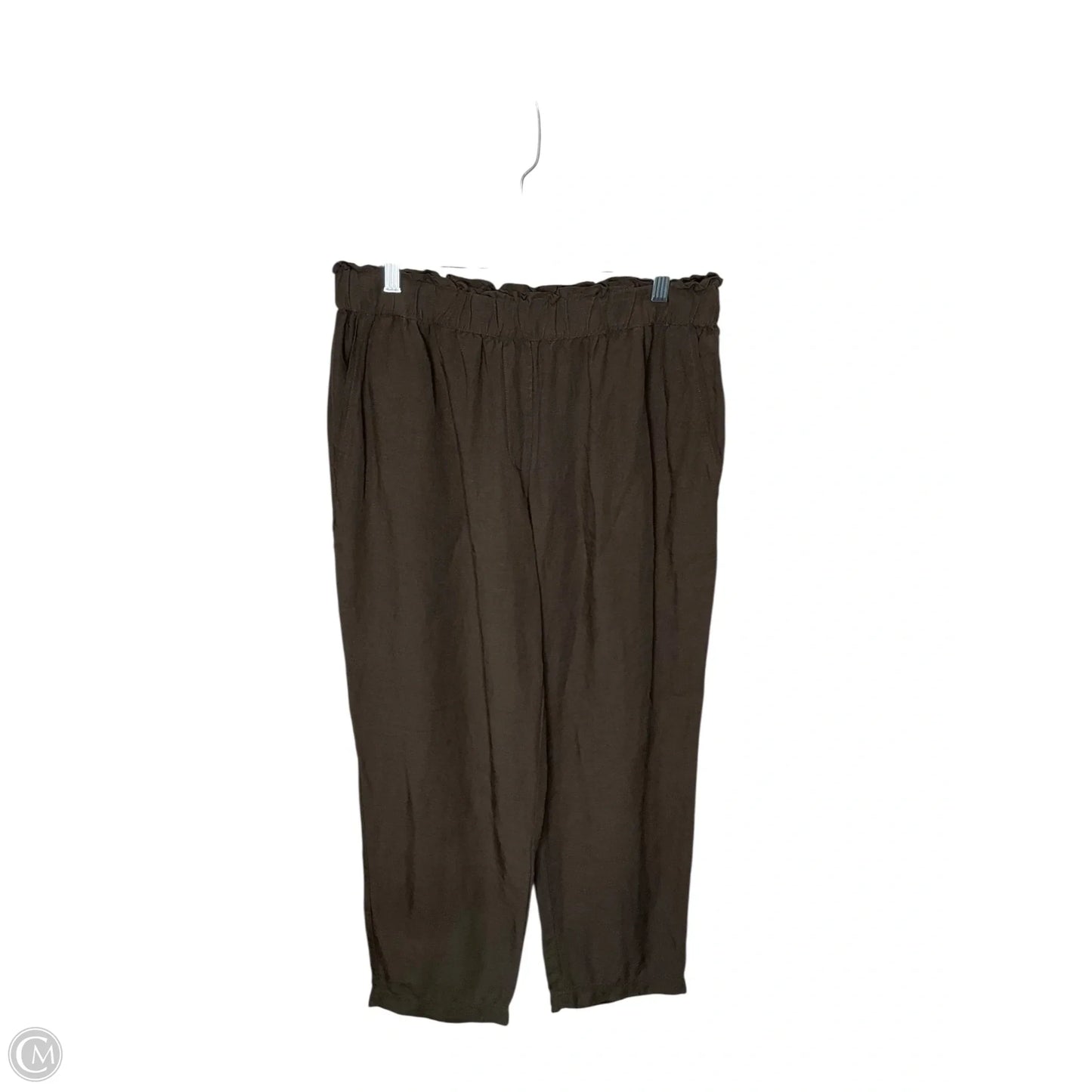 Pants Linen By H&m In Brown, Size: 10