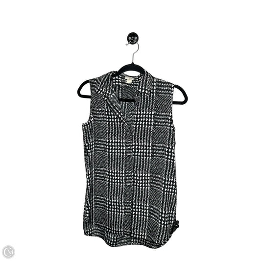 Top Sleeveless By J. Crew In Black, Size: Xxs
