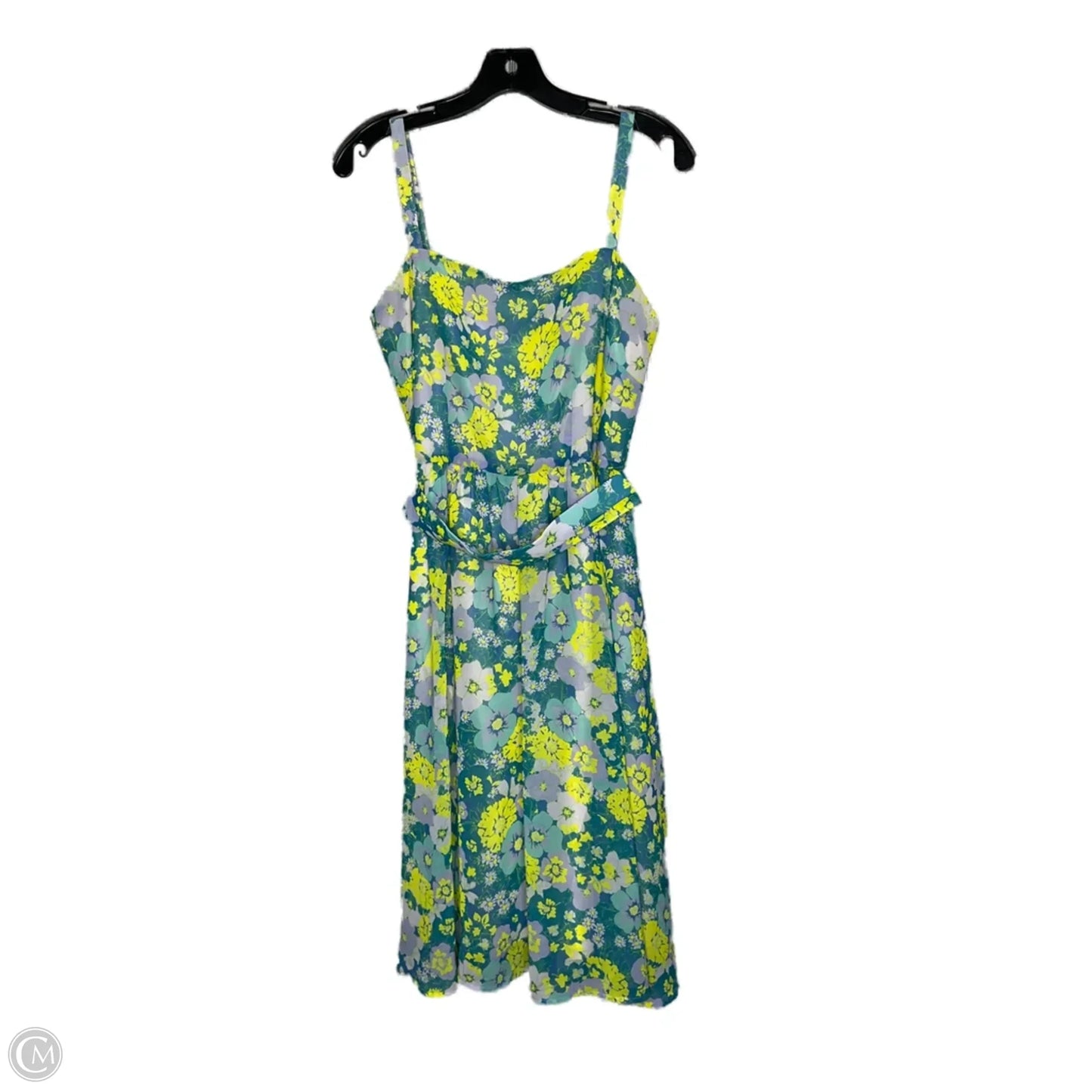 Dress Casual Midi By Molly Bracken In Blue & Green, Size: S