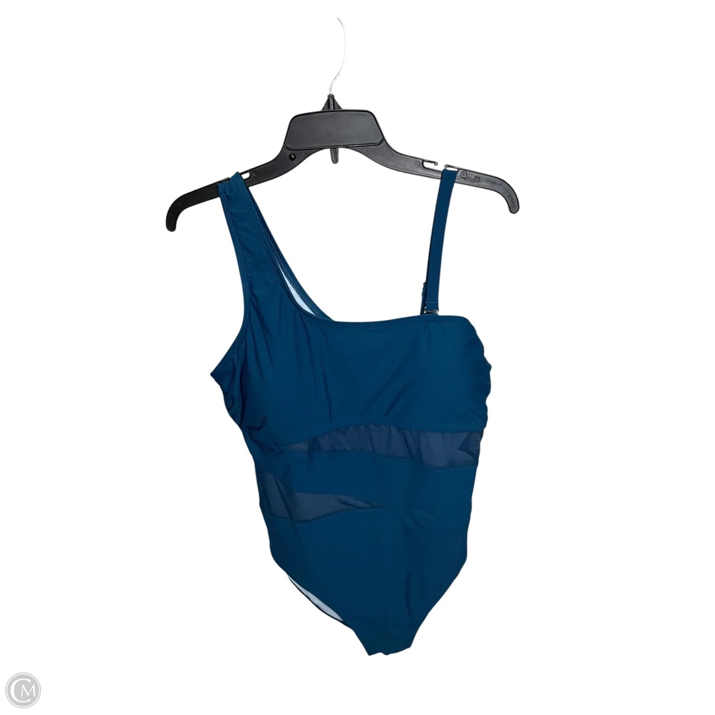 Swimsuit By Clothes Mentor In Teal, Size: 1x