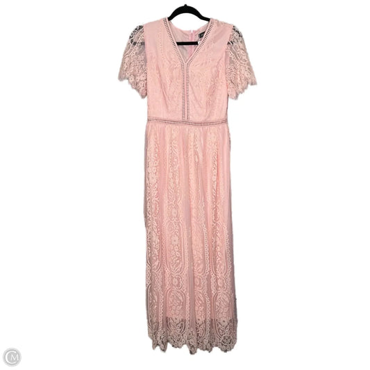 Dress Casual Maxi By Clothes Mentor In Pink, Size: M